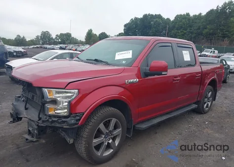 2015 Ford F-150 Lariat из США, поврежденный, VIN 1FTEW1EF0FFB54477